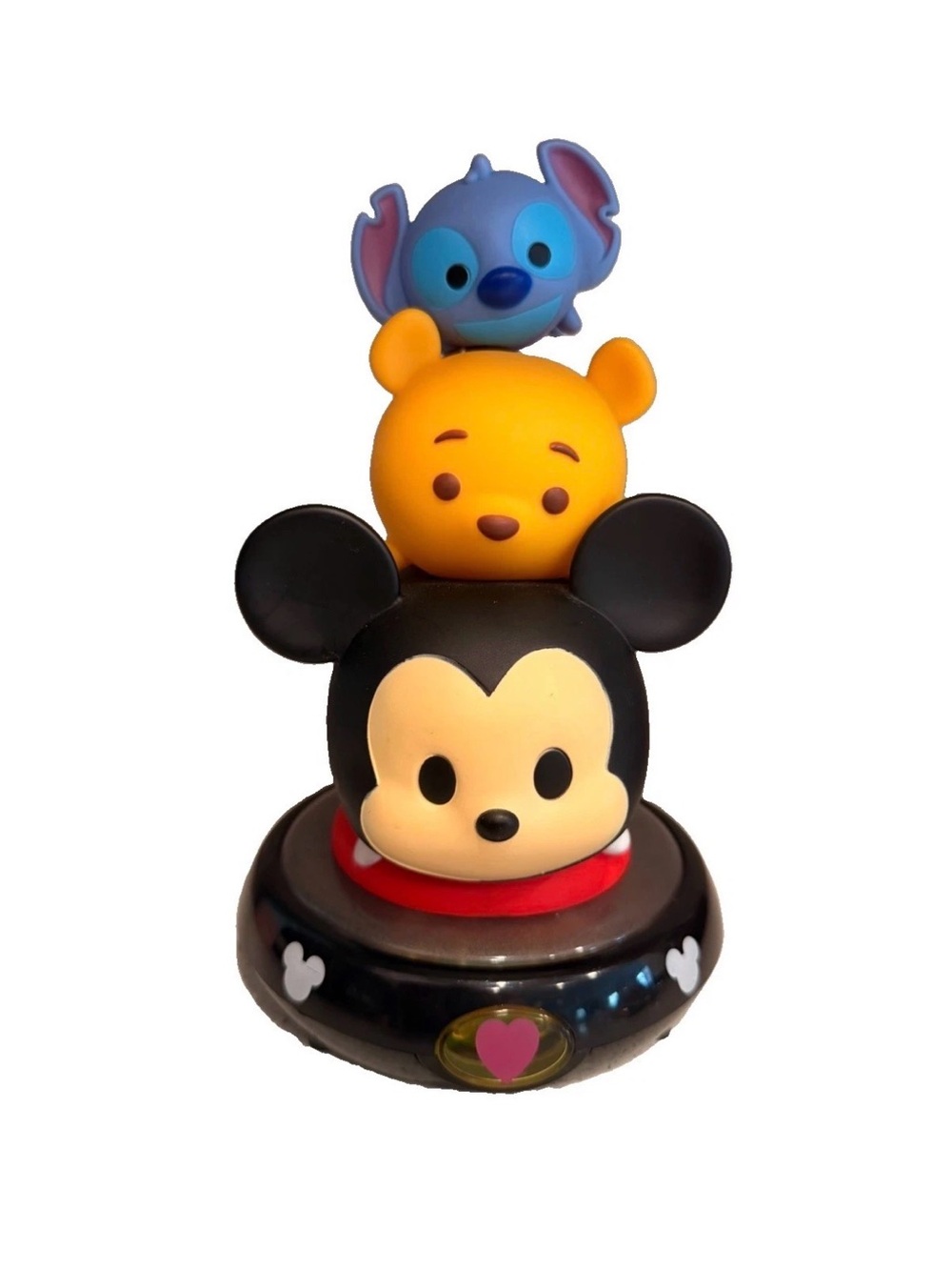 Disney Tsum Tsum Stackable Figures - Black, Yellow, Blue